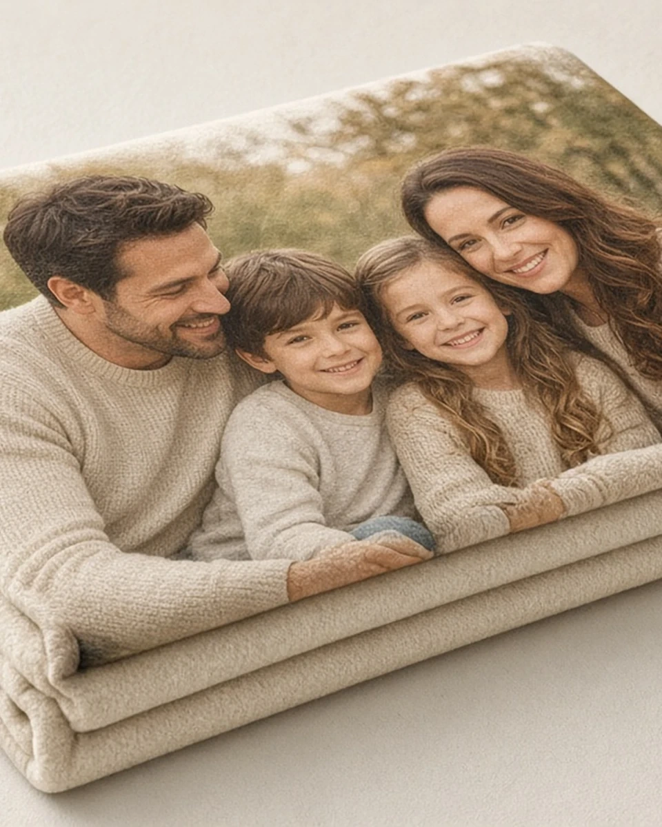 Custom Throw Blanket blank