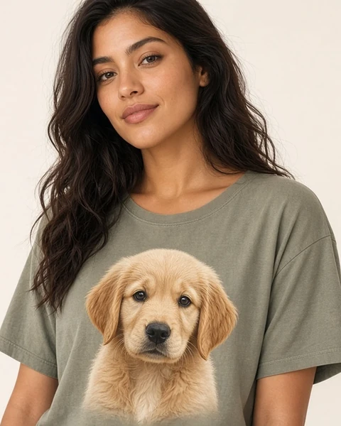 Custom Garment-Dyed Cotton Tee