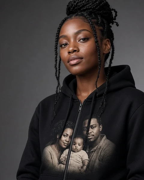 Custom Heavyweight Full-Zip Hoodie