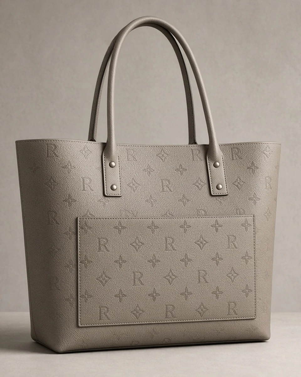 Custom Large Tote with Pocket blank