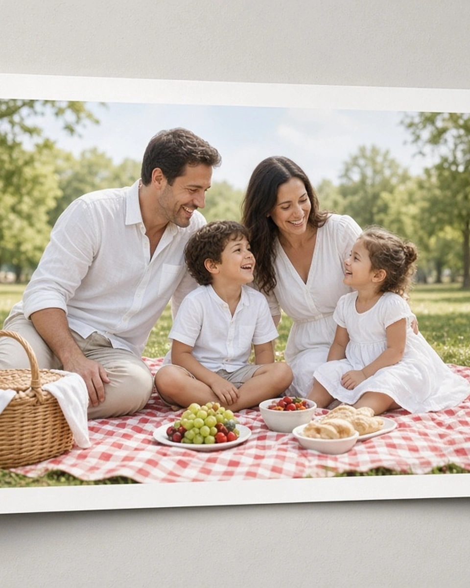 Custom Luster Photo Poster blank