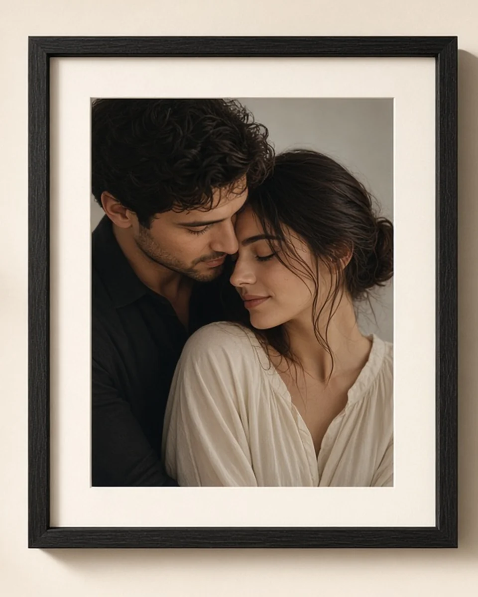 Custom Framed Matte Poster (cm) blank