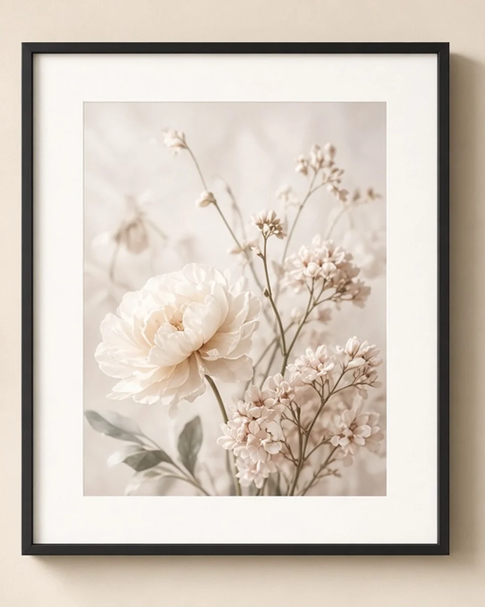 Custom Framed Matte Poster with Mat (cm) blank