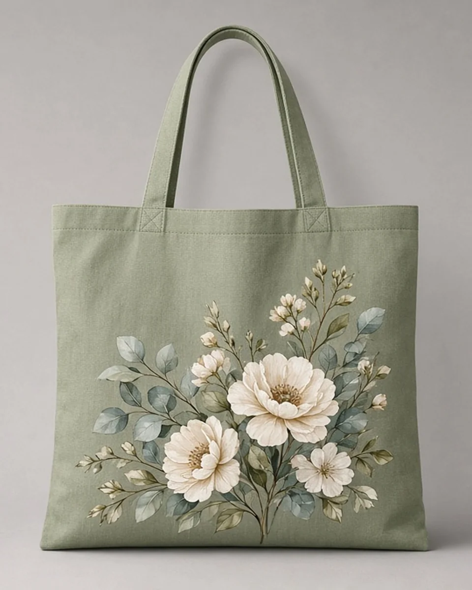 Custom Cotton Color Tote blank