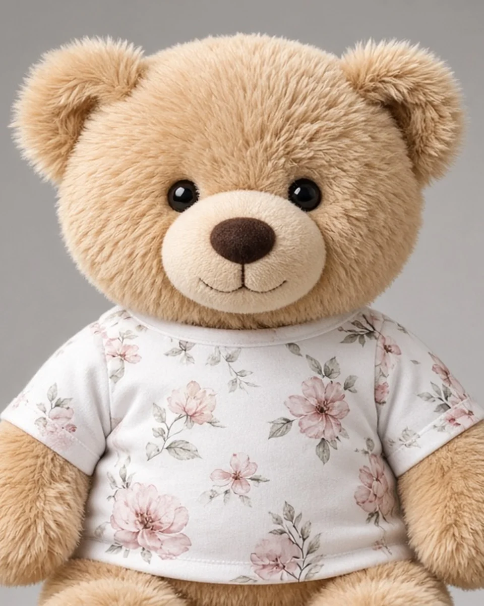 Custom Teddy Bear with T-Shirt blank