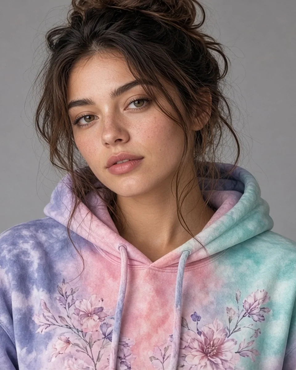 Custom Champion Tie-Dye Hoodie blank