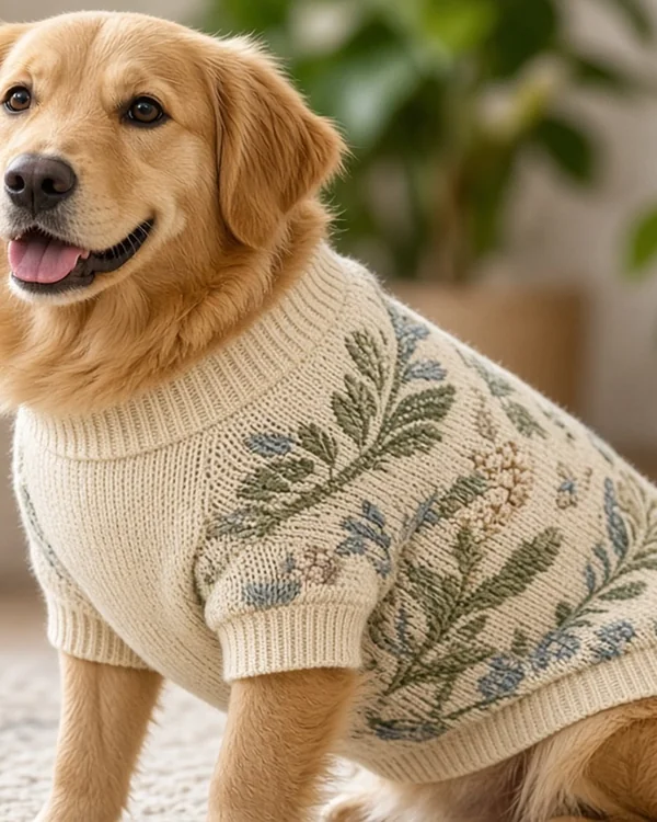 Custom Knitted Pet Sweater