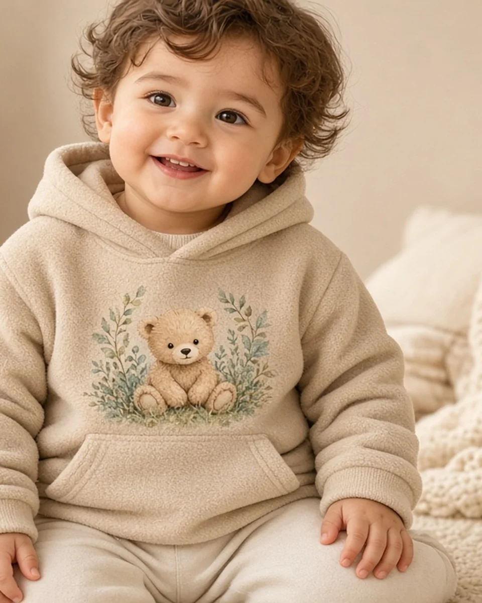 Custom Toddler Pullover Fleece Hoodie blank