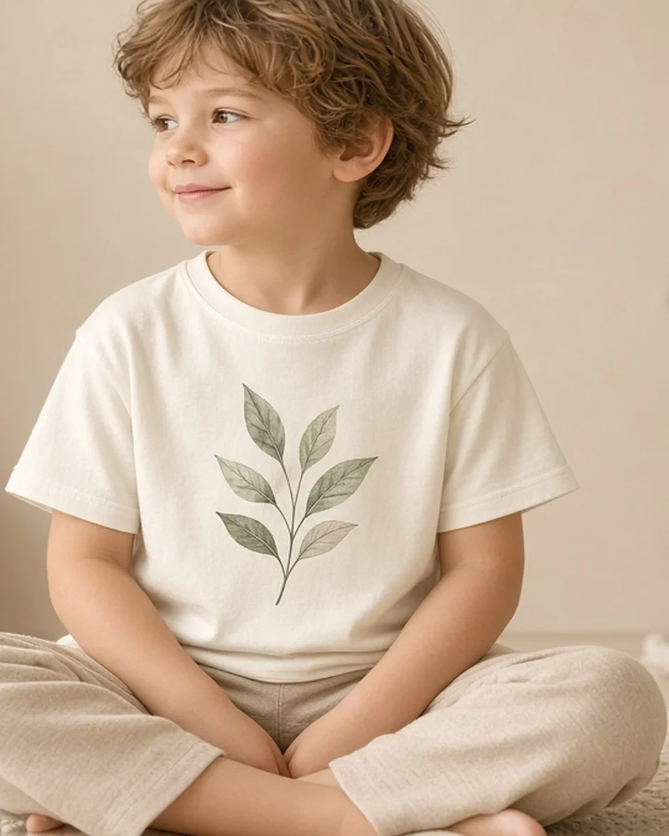 Custom Kids Organic Cotton Mini Creator Tee blank