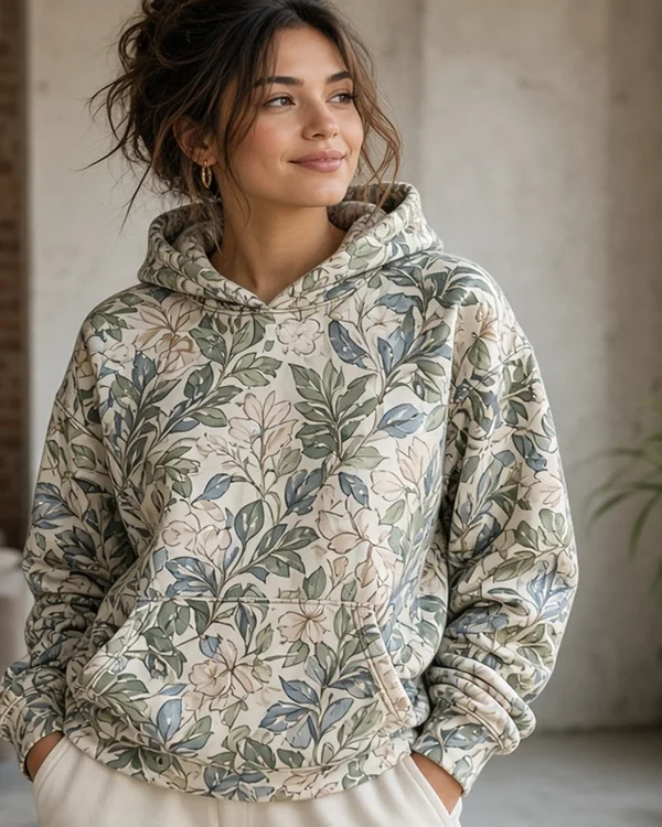 Custom All-Over Print Unisex Cotton Hoodie