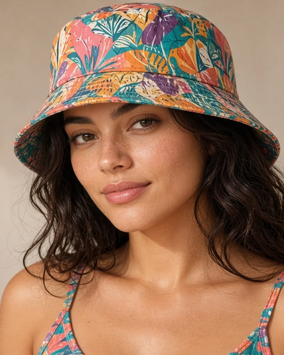 Custom All-Over Print Reversible Bucket Hat blank