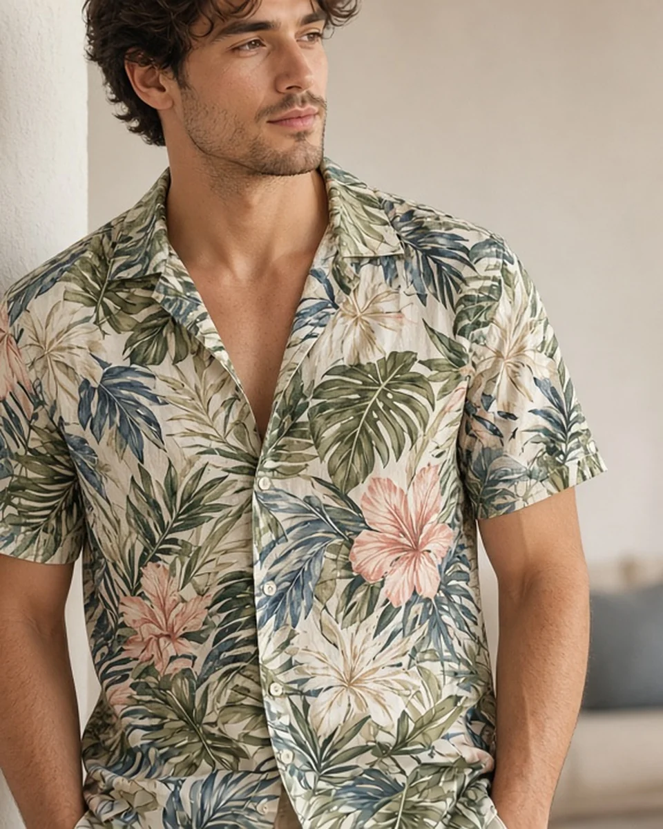 Custom All-Over Print Unisex Button Shirt blank