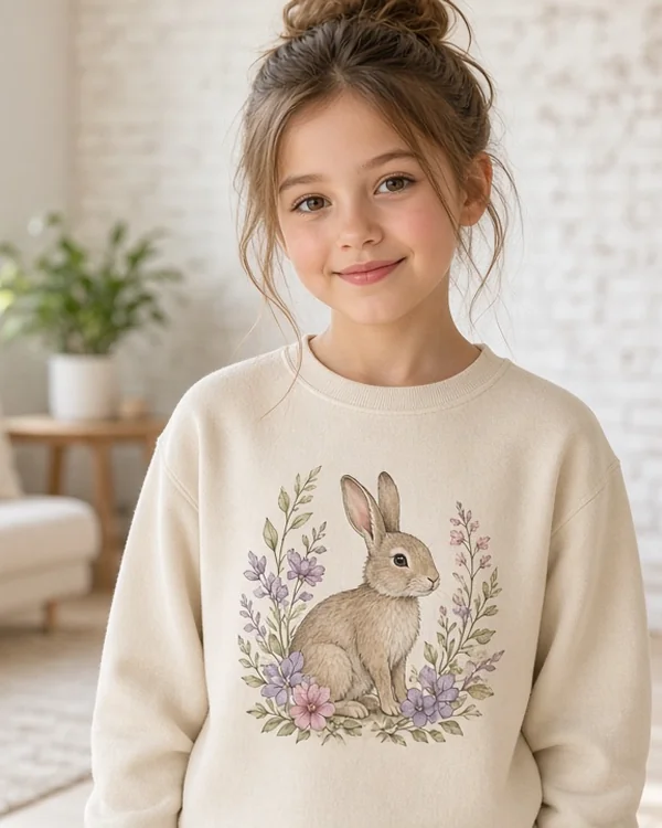 Custom Kids Crew Neck Sweatshirt