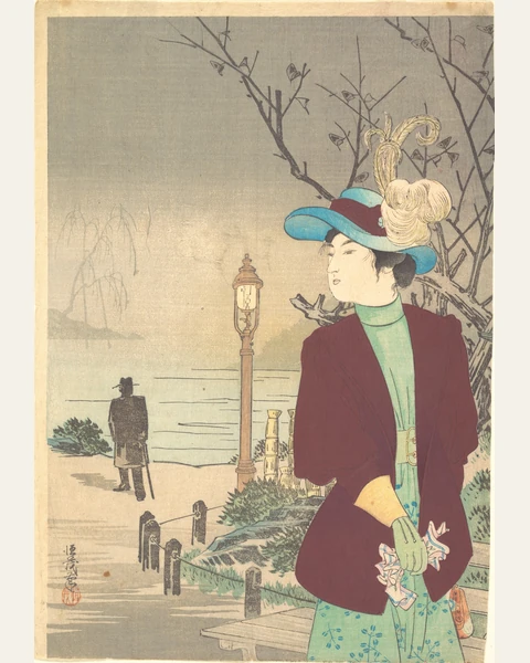 Tsuneshige “Print” — Meiji Woodblock Art Print