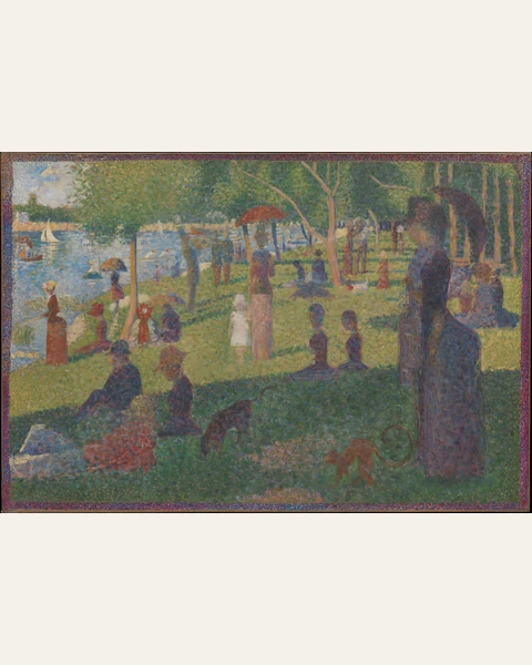 Study for A Sunday on La Grande Jatte Art Print