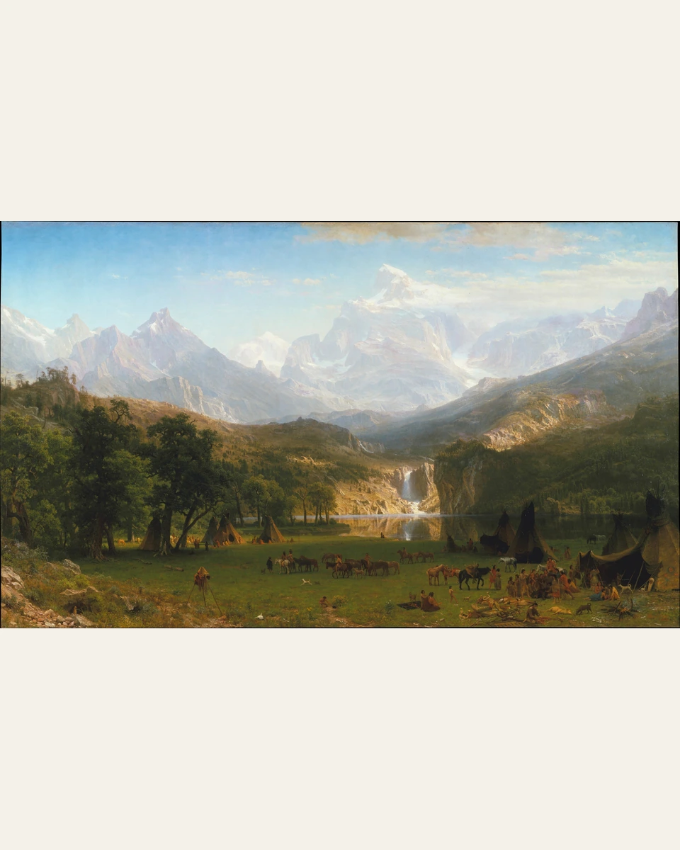 The Rocky Mountains, Lander's Peak Art Print