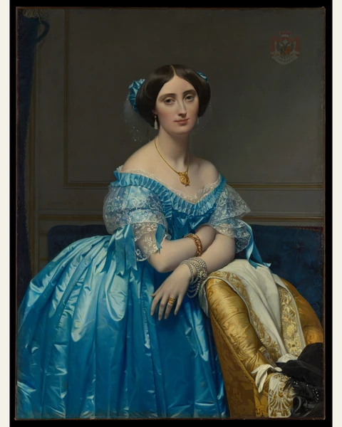 Princesse de Broglie Art Print