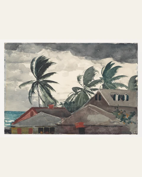 Hurricane, Bahamas Art Print