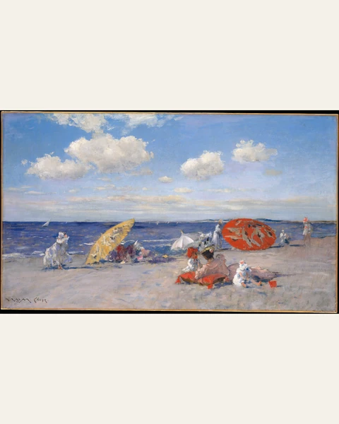 At the Seaside Art Print