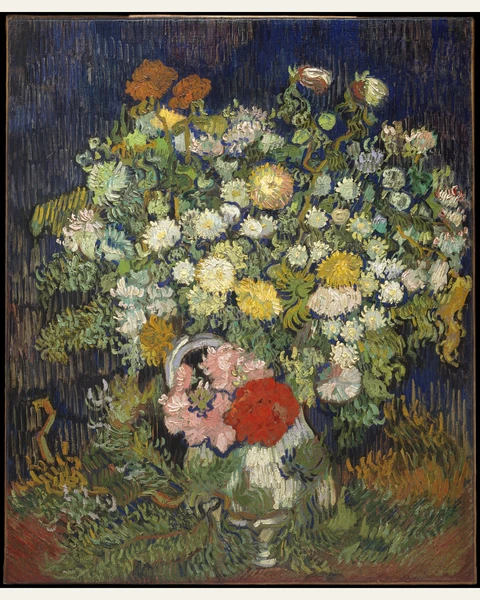 Bouquet of Flowers in a Vase Art Print