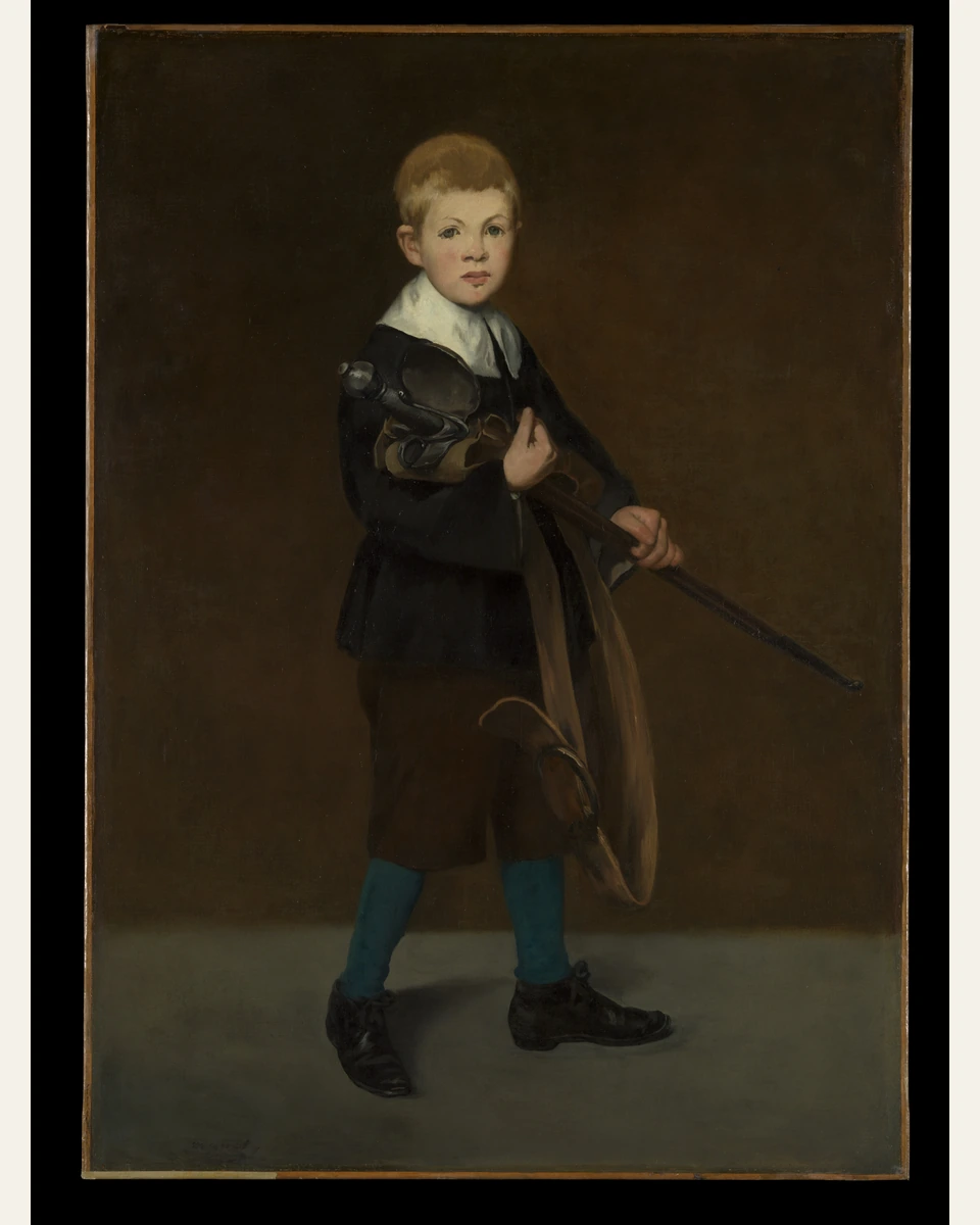Boy with a Sword Art Print