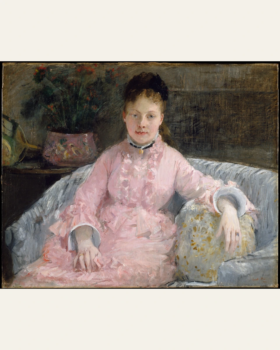 The Pink Dress Art Print