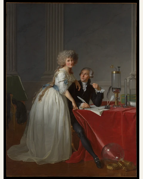 Antoine Laurent Lavoisier and Marie Anne Lavoisier Art Print