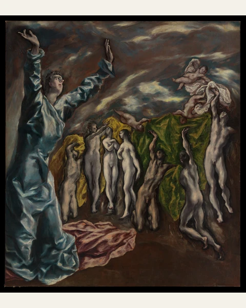 The Vision of Saint John Art Print