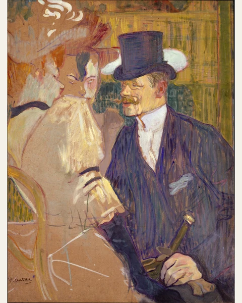 The Englishman at the Moulin Rouge Art Print